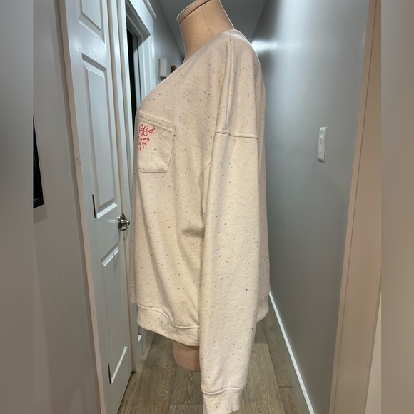 Saltrock Live For The Open Spaces Oversized Confetti Crew Neck Sweatshirt - Picture 5 of 16